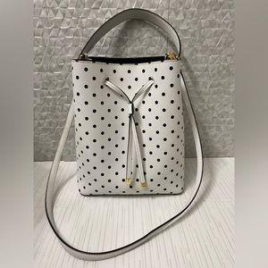 Lauren Ralph Lauren Polka Dot Debby Drawstring Purse